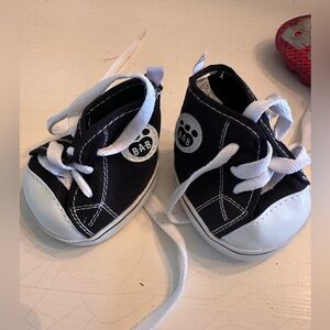 Build a bear black high tops shoes